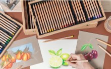 Additional picture of Caran d'Ache Luminance 6901 Wooden Set of 100