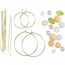 Additional picture of Mini Craft Kit Jewellery - Beading Hoops