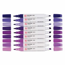 Additional picture of Talens | Pantone marker set 9x Purple - *1 week extra lead time*