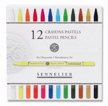 Additional picture of Sennelier Woodless Pastel Pencil Set of 12 - Introductory
