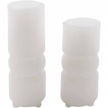 Additional picture of Silicone Mould 2 pack Ribbed Cylinder with Arches