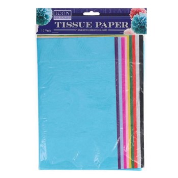 Tissue Sheets (Asst Cols ) 10s