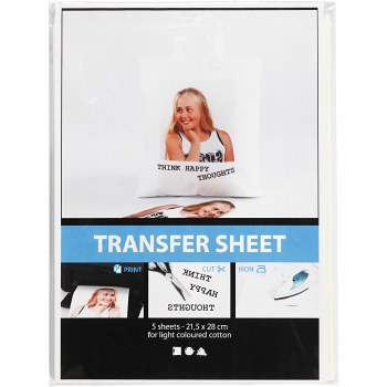 Transfer Sheet Light Textiles