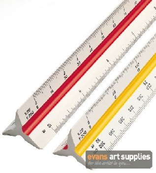 Triangular Scale Ruler