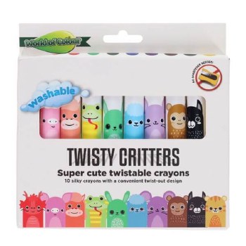 Twisty Critters Crayons 10 pack
