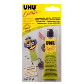 UHU Creativ 33ml Foam, Rubber