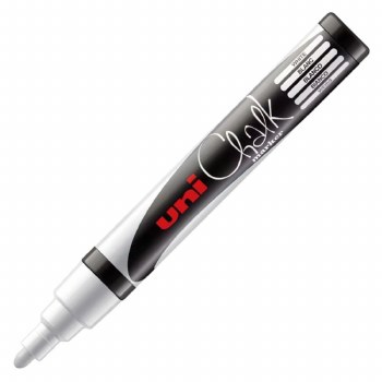 Uni Chalk Marker PWE-5M White