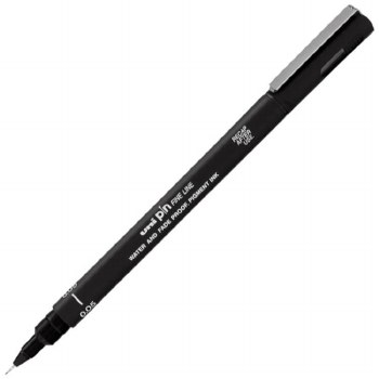 Uni Pin Fine Line Pen 0.05mm Black