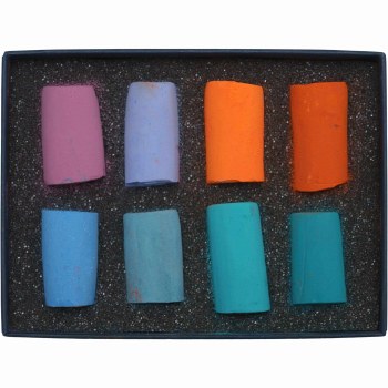 Unison Pastel Set of 8 Half Sticks - Centenary