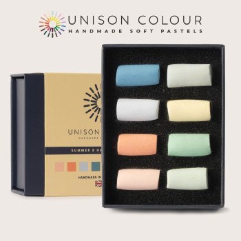 Unison Pastel Set of 8 Half Sticks - Summer (New Version)