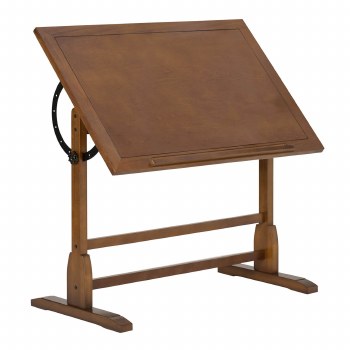 Studio Designs Vintage Drafting Table - Rustic Oak