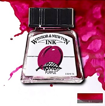 WINSOR & NEWTON INK 14ML PURPLE