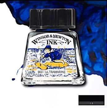 WINSOR & NEWTON INK 14ML ULTRAMARINE