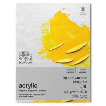 Winsor & Newton Acrylic Pad - 12x16"