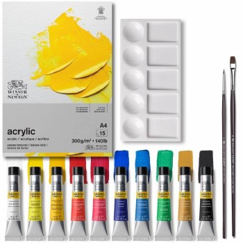 W&N Galeria Acrylic Cardboard Box Set