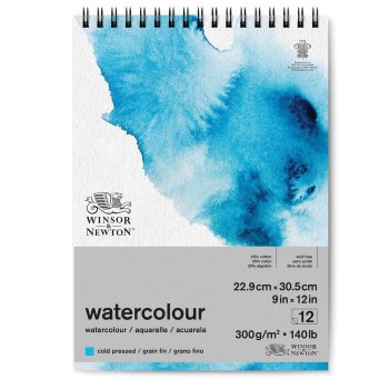 Winsor & Newton Spiral Watercolour Journal 9x12"