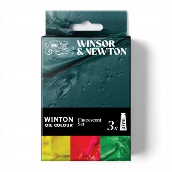Winsor & Newton Winton Fluorescent Set of 3x37ml