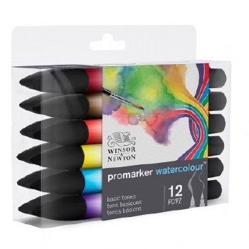 Winsor & Newton Watercolour Markers - Set of 12