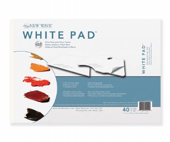 New Wave White Pad Rectangular 11x16"