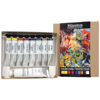 Williamsburg Oil Colour Set - Traditional Colour 8x11ml + 37ml