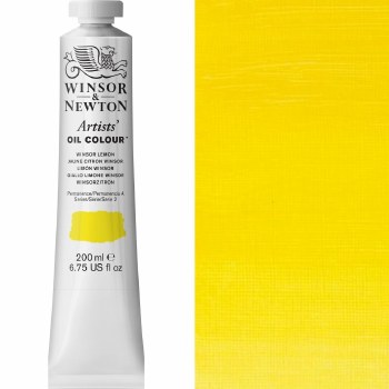 Winsor & Newton Artists' Oil Colour 200ml Winsor Lemon