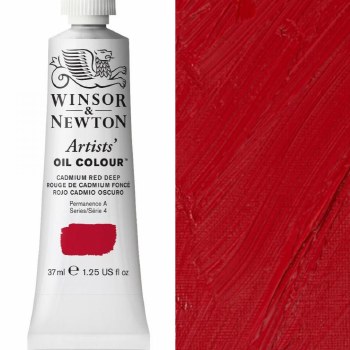 Winsor & Newton Artists' Oil Colour 37ml Cadmium Red Deep