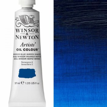 Winsor & Newton Artists' Oil Colour 37ml Winsor Blue Green Shade