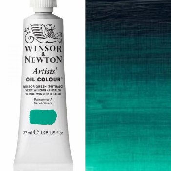 Winsor & Newton Artists' Oil Colour 37ml Winsor Green Phthalo