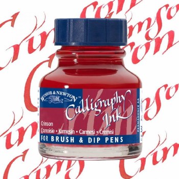 Winsor & Newton Calligraphy Ink Crimson 30ml