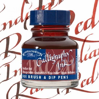 Winsor & Newton Calligraphy Ink Indian Red 30ml