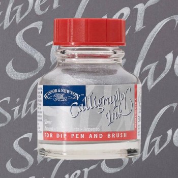 Winsor & Newton Calligraphy Ink Silver 30ml