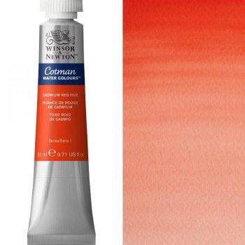 Winsor & Newton Cotman Watercolour 21ml Cadmium Red Hue