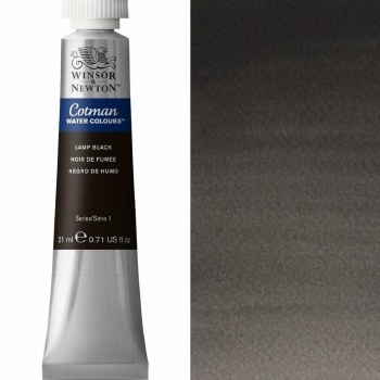 Winsor & Newton Cotman Watercolour 21ml Lamp Black