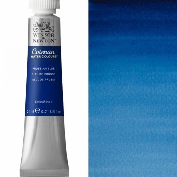 Winsor & Newton Cotman Watercolour 21ml Prussian Bue