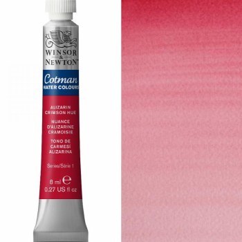 Winsor & Newton Cotman Watercolour 8ml Alizarin Crimson Hue