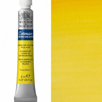 Winsor & Newton Cotman Watercolour 8ml Cadmium Yellow Pale Hue