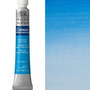 Winsor & Newton Cotman Watercolour 8ml Cerulean Blue Hue