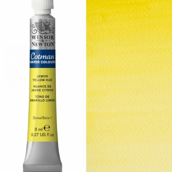 Winsor & Newton Cotman Watercolour 8ml Lemon Yellow Hue