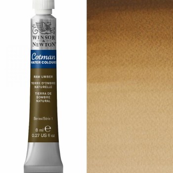 Winsor & Newton Cotman Watercolour 8ml Raw Umber