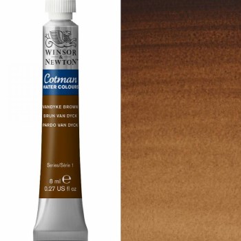 Winsor & Newton Cotman Watercolour 8ml VanDyke Brown