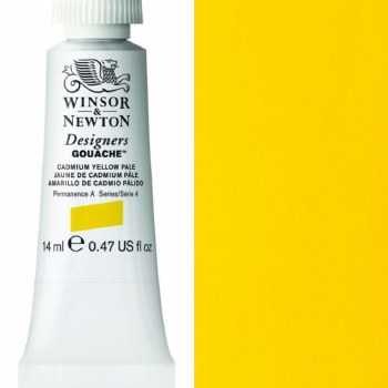 Winsor & Newton Designers Gouache 14ml Cadmium Yellow Pale