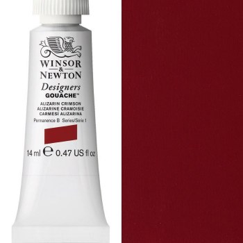Winsor & Newton Designers Gouache 14ml Alizarin Crimson