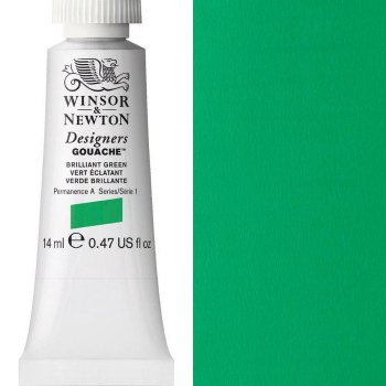 Winsor & Newton Designers Gouache 14ml Brilliant Green