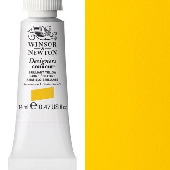 Winsor & Newton Designers Gouache 14ml Brilliant Yellow