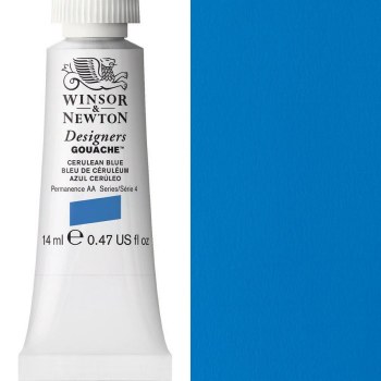 Winsor & Newton Designers Gouache 14ml Cerulean Blue