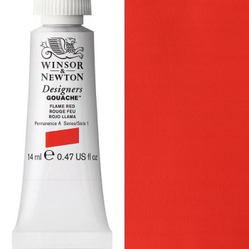 Winsor & Newton Designers Gouache 14ml Flame Red