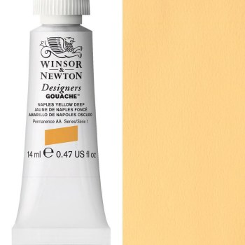 Winsor & Newton Designers Gouache 14ml Naples Yellow Deep