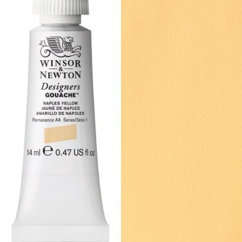 Winsor & Newton Designers Gouache 14ml Naples Yellow