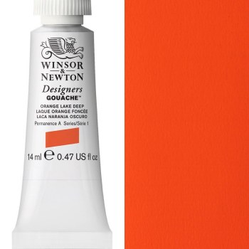 Winsor & Newton Designers Gouache 14ml Orange Lake Deep