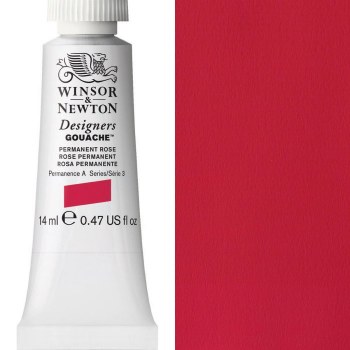 Winsor & Newton Designers Gouache 14ml Permanent Rose